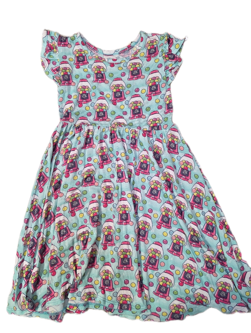 Posh Peanut Light Blue Gumball Print